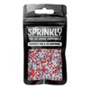 SPRINKLY - Matt Sugar Strands - Red, White & Blue