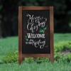 TEAKMAMA Chalkboard Signs 40x20 Standing A Frame Chalk Board Easel