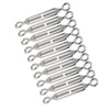 10pcs Eye and Eye Turnbuckle Wire Tensioner Strainer Stainless Steel