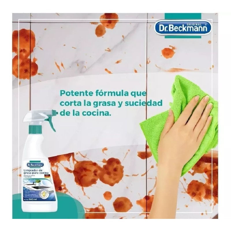 Dr. Beckmann 2 Limpiador Remueve Grasa Y Suciedad Dr. Beckmann