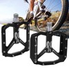 Enlee 2pcs Mountain Bike Pedals NonSlip DU Bearing Lightweight Bicycle
