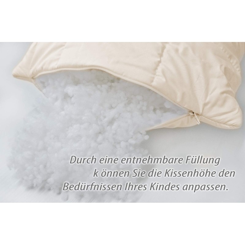 franknatur Children's Pillow with Tencel Cushion 40 x 60 cm