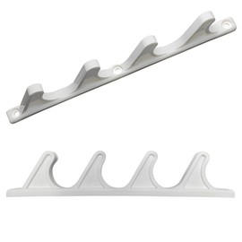 Project Patio 4 Position Adjustable Chaise Lounge Bracket Replacement Part for Outdoor Reclining Pool Furniture Back Adjustment - White