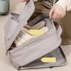 Travel Shoe Storage Bag Dustproof Portable Handle Multiple Pockets Space