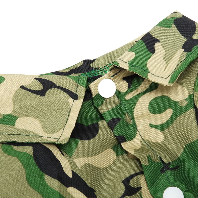 Dog Shirts Summer Stylish Camouflage Breathable Cool Pet Summer T