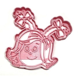AJT CINDY LOU WHO FACE GRINCH CHRISTMAS HOLIDAY COOKIE CUTTER USA PR4521