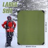 Kanayu 4 Pcs Emergency Thermal Survival Blankets 82 x 60