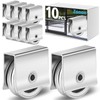 Zonon 10 Pcs Sliding Windows Rollers Assembly Sliding Assembly Cabinet