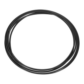 sourcing map Pneumatic Air Line Tubing 4mm OD x 2.5mm ID 5 Meters(16.4 FT) Air Compressor Nylon Tubes Polyamide Air Tubing Hose Tube for Air Compressor Water Fluid Transfer, Black
