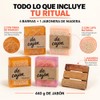 Jabones Exfoliantes con Fibras Naturales · Cítricos · 4 Barras