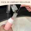 KIKIGOAL Juego de 19 Botellas de Viaje de Silicona, Contenedor