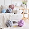 Sioloc Soft Knot Ball Pillows,Round Throw Pillow Cushion Home Decoration
