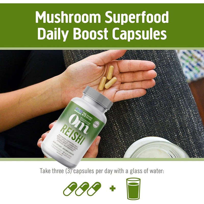 Om Reishi Mushroom 667mg 75 count