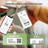 NIIMBOT NIIMBOT B1 Großformat-Etikettendrucker, Beschriftungsgerät Selbstklebend Tragbarer Label Printer für