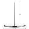 Brazilian BBQ Vertical Skewer, Shawarma Stand for Oven - Removable
