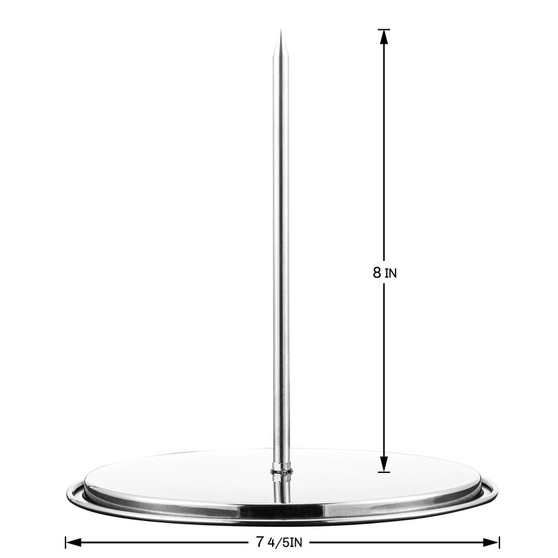 Brazilian BBQ Vertical Skewer, Shawarma Stand for Oven - Removable