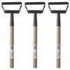 Flexrake 1000L Hula-Ho Weeder Cultivator with 54-Inch Wood Handle (Тhrее