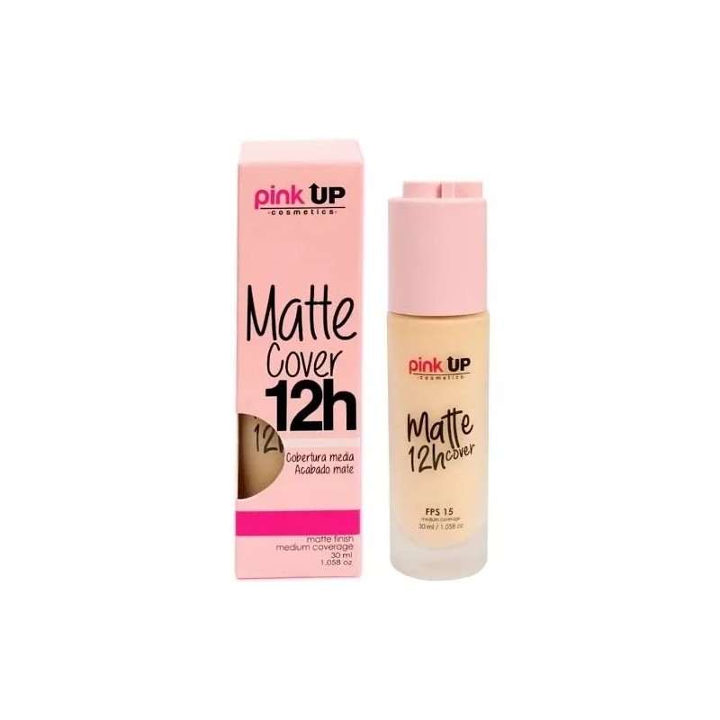 Pink Up Maquillaje Matte Cover Pink Up 12 Horas +