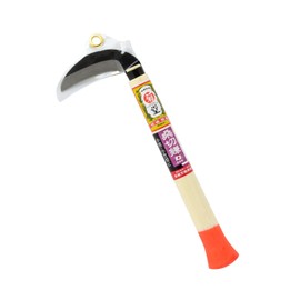 高儀 Chrysanthemum Hall 桑切 Scythe Steel with 片刃 Orange Pattern 90 mm