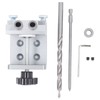 Oblique Hole Drilling Template Pocket Jig Dowel Clamps Device Set