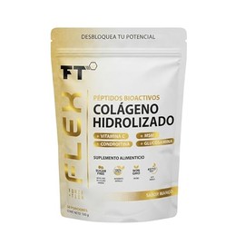 ForzaTech FLEX Péptidos Bioactivos de Colágeno Sabor Mango 500g Colágeno Vitamina C Glucosamina MSM