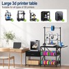 3D Printer Stand with Filament Storage Rack, Integrated Heavy Duty