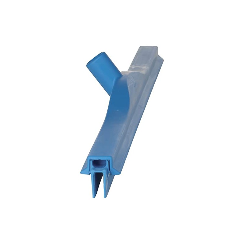 Vikan 77153 Squeegee,Ultra Hygiene,Dbl Blade,28",PP/RB,BL