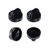 YXQ 8273103 Range Control Knobs Replacement Black for Whirlpool Gas