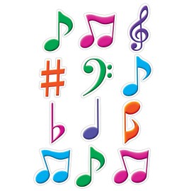 Teacher Created Resources Musical Notes Mini Accents