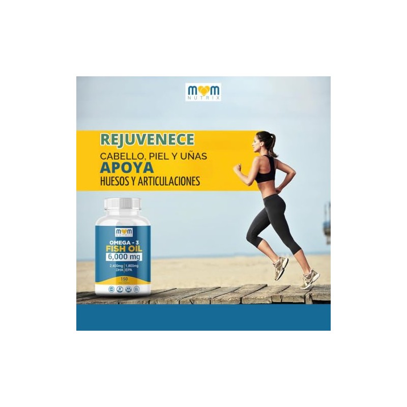 Mom Nutrix Aceite de Pescado Omega 3 con M?ximo Epa