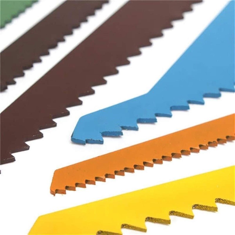 Saw Blade， 8pcs Jigsaw Scroll Blades Sabre Scroll Assortment Set