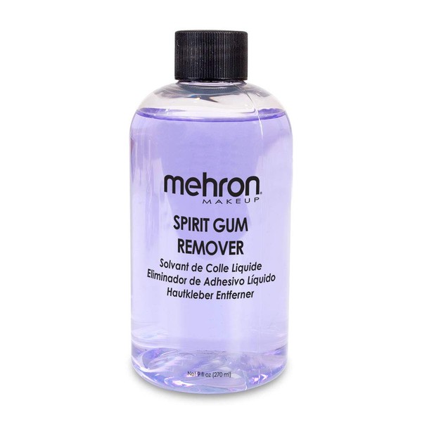 Mehron Makeup Spirit Gum Remover | SFX Makeup Remover | Spirit Gum Adhesive Remover 9 fl oz (266 ml)