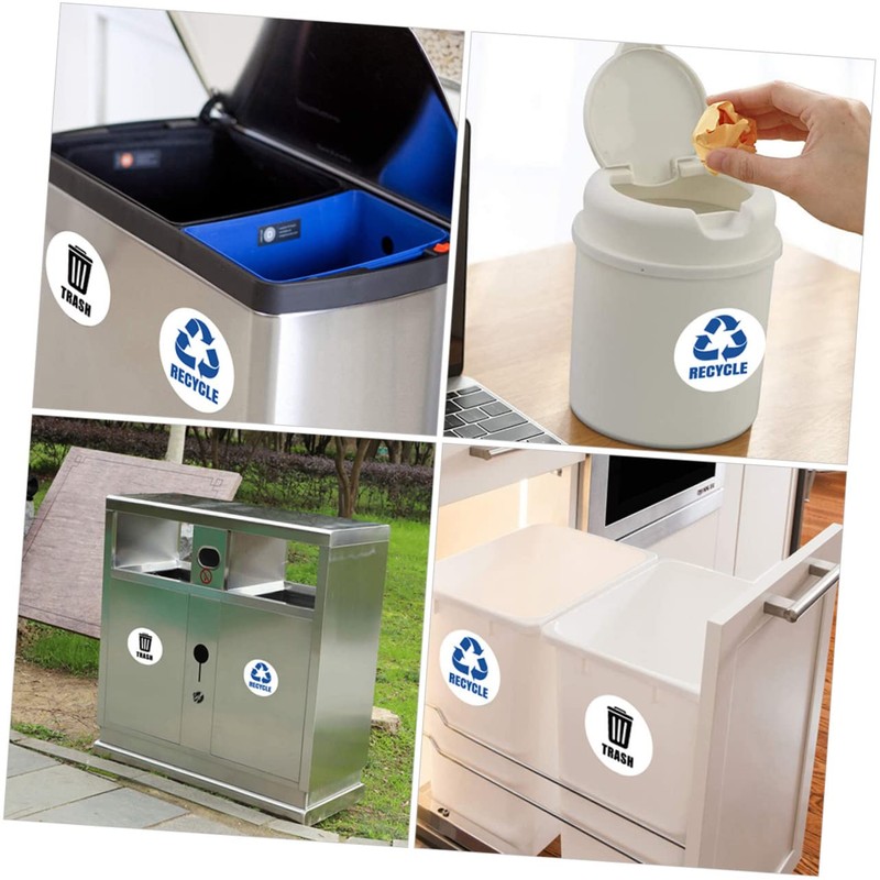 Operitacx Bin Stickers Numbers for Trash Garbage Can Sticker of