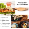 TradeProvider® Disposable Forks, Wooden Cutlery, Fondue Forks, Dinner Forks, Cheese