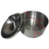 (fupuone) with Lid Ashtray Stainless Steel Large Capacity Smoke Light