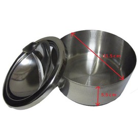 (fupuone) with Lid Ashtray Stainless Steel Large Capacity Smoke Light For