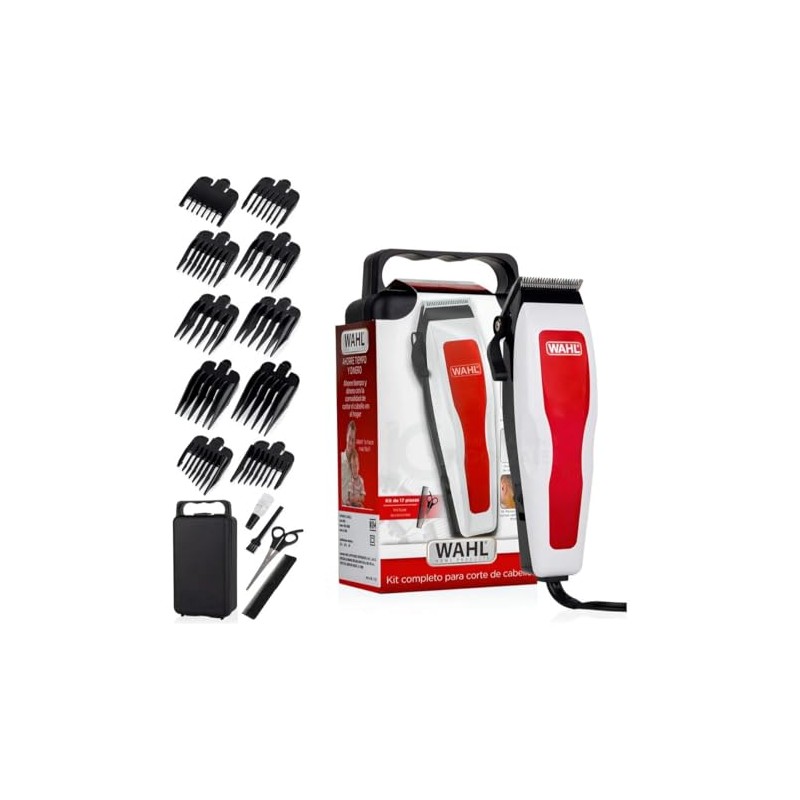 Wahl Maquina Para Cortar Cabello Y Barba Kit Completo 17