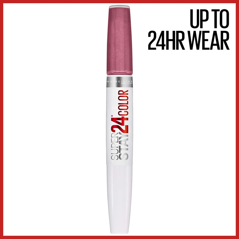 Maybelline Super Stay 24, 2-Step Liquid Lipstick Makeup, Long Lasting
