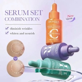 Set 3 Serum Acido Hialuronico Vitaminac Y Retinol Antiedad