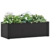 CHARMMA Garden Raised Bed with Self Watering System Anthracite 39.4"x16.9"x13"-6.98KG