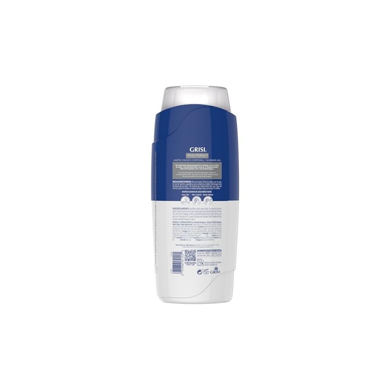 GRISI |Shower Gel Neutro, 800 ml | Jabón Líquido Corporal