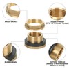 STYDDI Solid Brass Rain Barrel Spigot, Strong Flow Water Barrel
