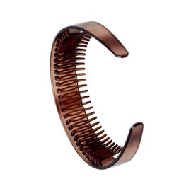 Dickly Women Toothed Headband Household Casual Pressing Hair Bundle Headdress Hair Hoop, Brown