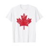 Canada Shirt Women Men Distressed Red Maple Leaf Canada Day