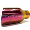Gearhead PURPLE BURN DOUBLE WALL ANGLED EXHAUST TIP 3" INLET