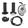 Thomletha Motocycle Carburetor Throttle and Cable Grip Casing Set Replacement