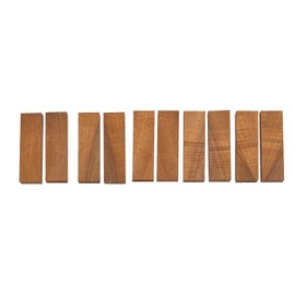 Exotic Wood Zone's Hawaiian Koa Bookmatched Wood Knife Blanks/Knife Scales | 5" x 1-1/2" x 3/8"