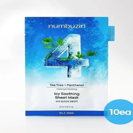 Numbers In No. 4 SOS Emergency Calming Ice Pack 27g 10 sheets (SH) / 넘버즈인 4번 SOS 응급진정 얼음장팩 27g 10매(SH)