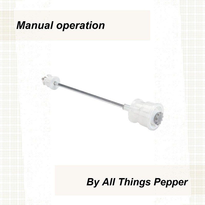 Woodturning Project Kit For Pepper Mill Shaft Mechanism