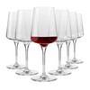 Krosno Red Wine Glasses, Set of 6, 16.91 oz, Infinity